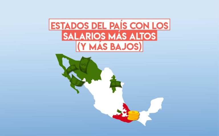 Estados del país con los salarios más altos (y más bajos)